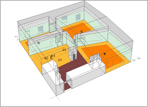 Modelo de simulación acústica situación corregida